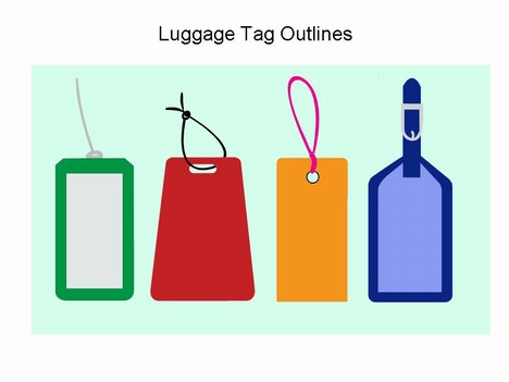 Pix For > Luggage Tag Clip Art