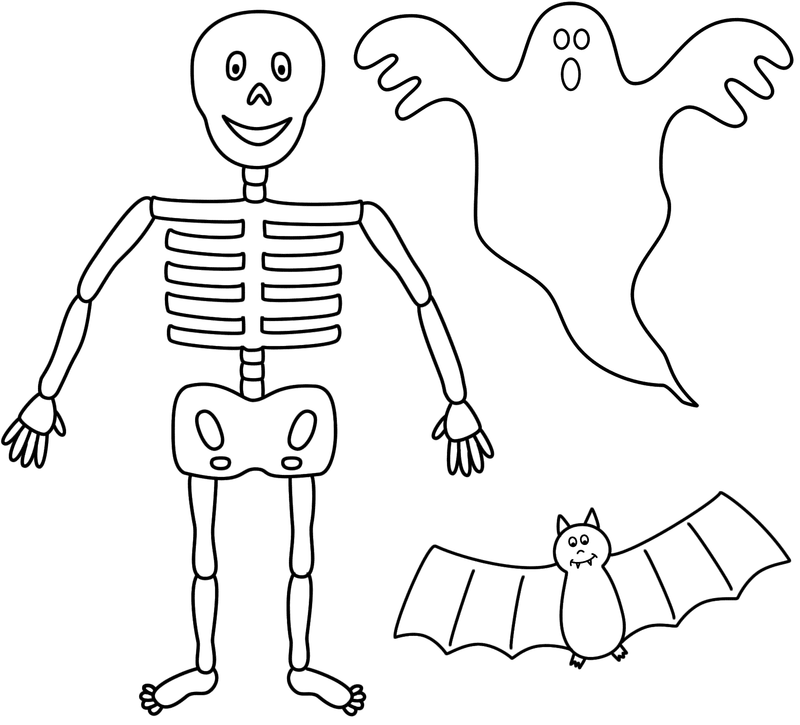 Printable Skeleton Template Cut Out ClipArt Best