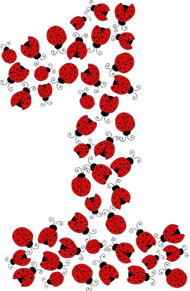 Free Ladybug Clipart for Invitations