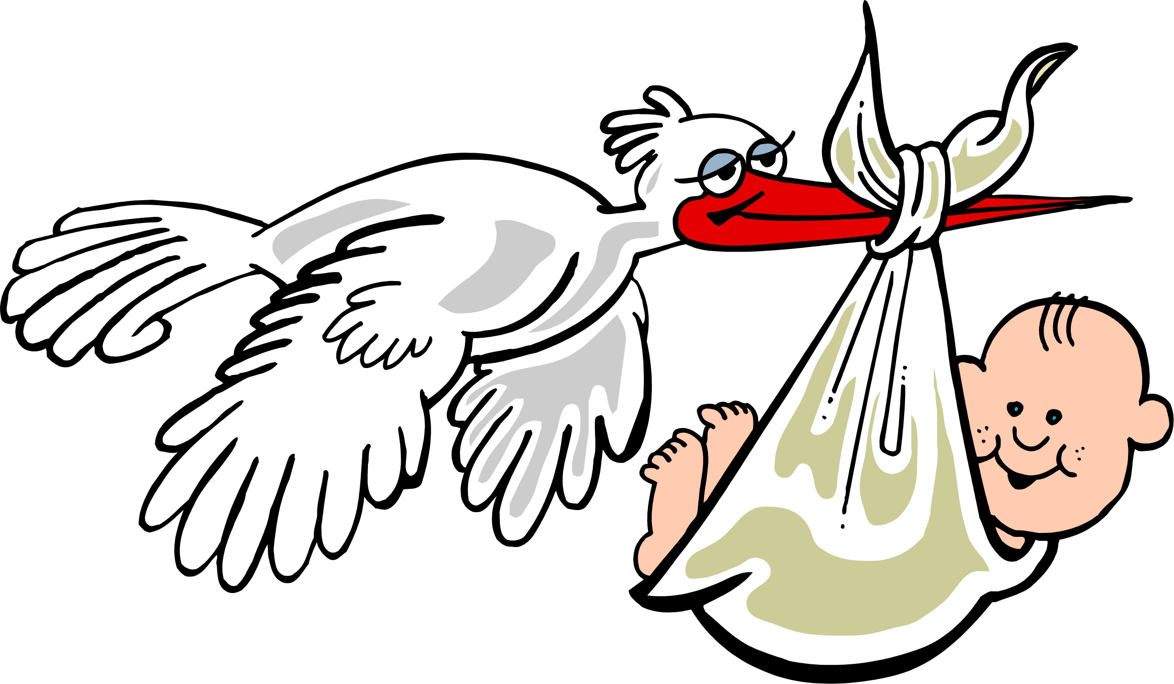 Stork Delivering Baby | Free Download Clip Art | Free Clip Art ...