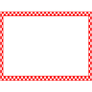 Red Checkerboard Frame clip art - Polyvore