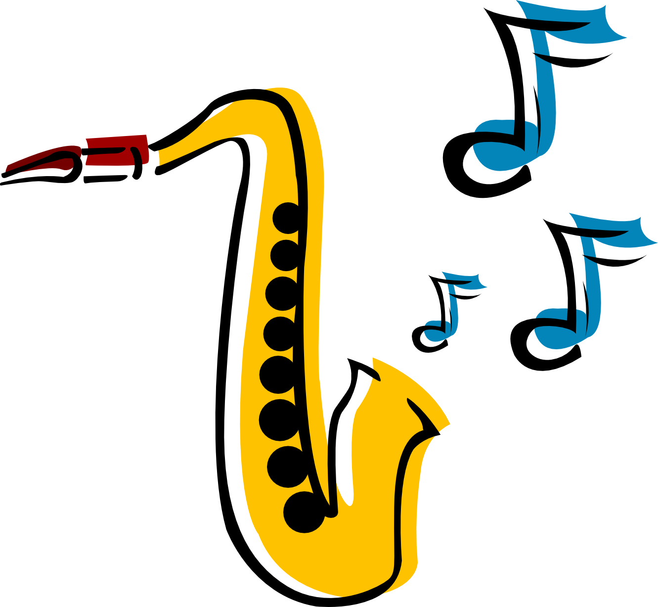 Alto Saxophone Clip Art - Free Clipart Images