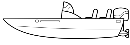 Cartoon Fishing Boat