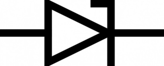 Zener Diode Symbol clip art Vector | Free Download