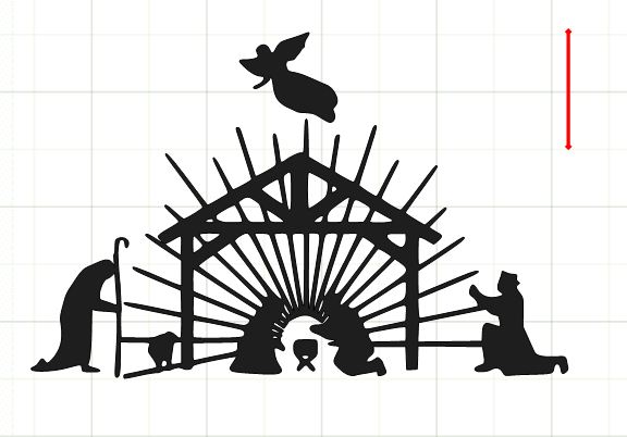 HAPPY2BSCRAPPIN': Nativity Silhouette