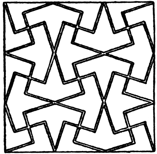 Moorish Mosaic Pattern | ClipArt ETC