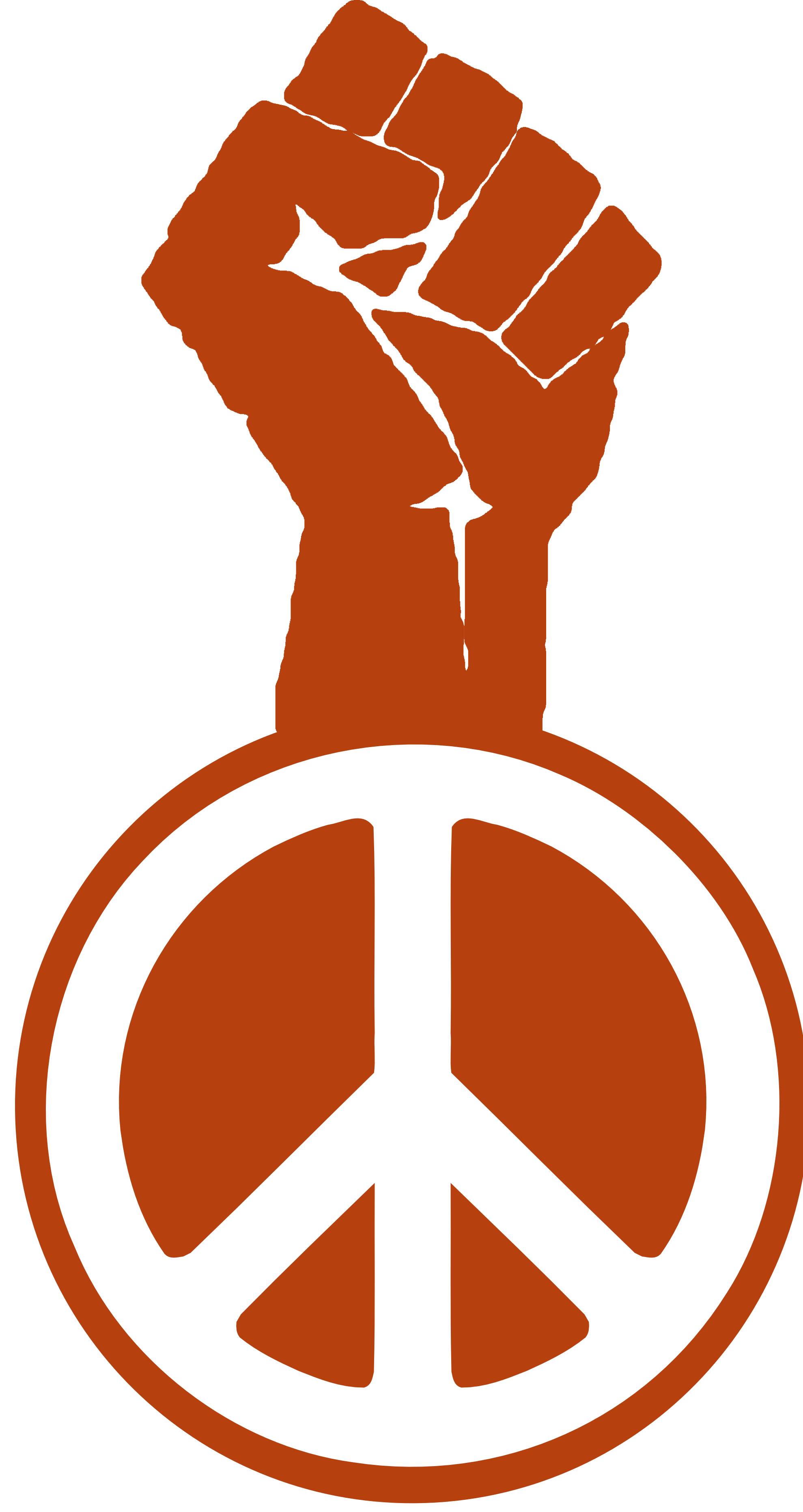 Fight the Power Occupy Wall Street Peace Fist Groovy Peace Symbol ...