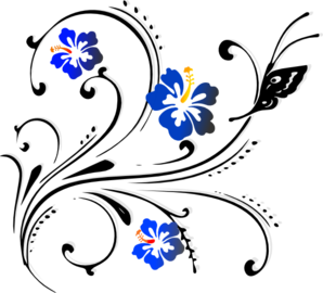 Butterfly Scroll Clip Art - vector clip art online ...