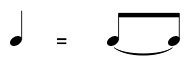 How to Play Music with the Eighth Note Equal to One Beat
