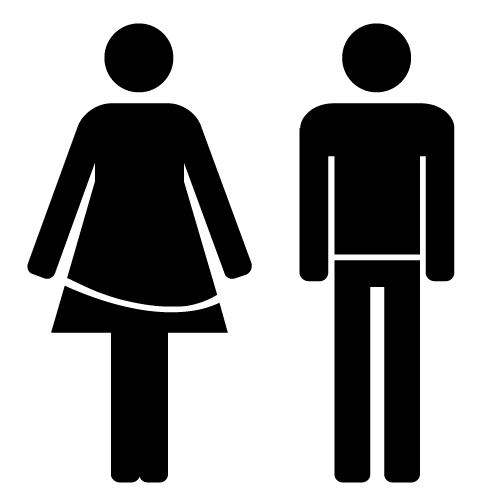 Female Bathroom Symbol - ClipArt Best