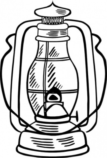 Hurricane Lamp clip art | Download free Vector