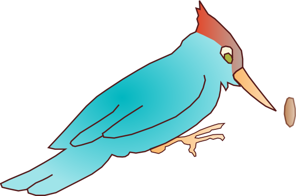 Woodpecker clip art Free Vector