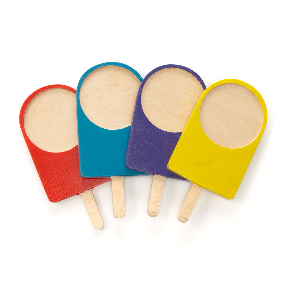 WOODEN POPSICLE COASTERS - SET OF 4 | ice pops, frozen | UncommonGoods