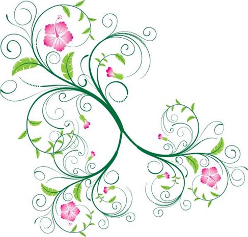 Free Swirl Floral Vector | Free Vector Graphics | All Free Web ...