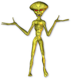 Free Alien Clipart - Space Aliens