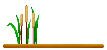 Cattail Clip Art - Gold Cattail Dividers