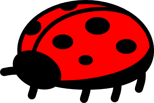 Ladybug Silhouette - Free Clipart Images