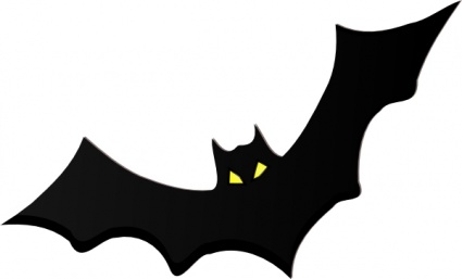 Bat clip art vector, free vector graphics