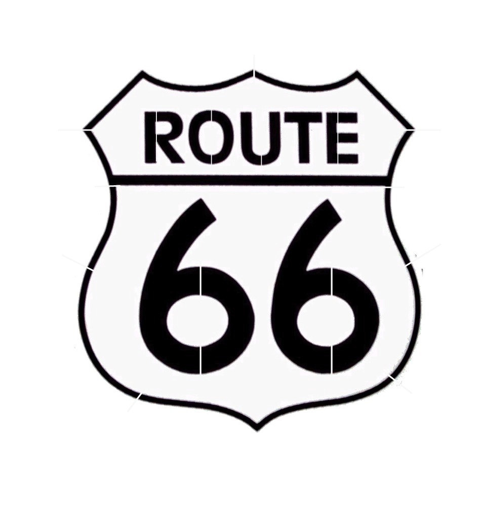 STENCIL Route 66 Road Sign by ArtisticStencils on Etsy