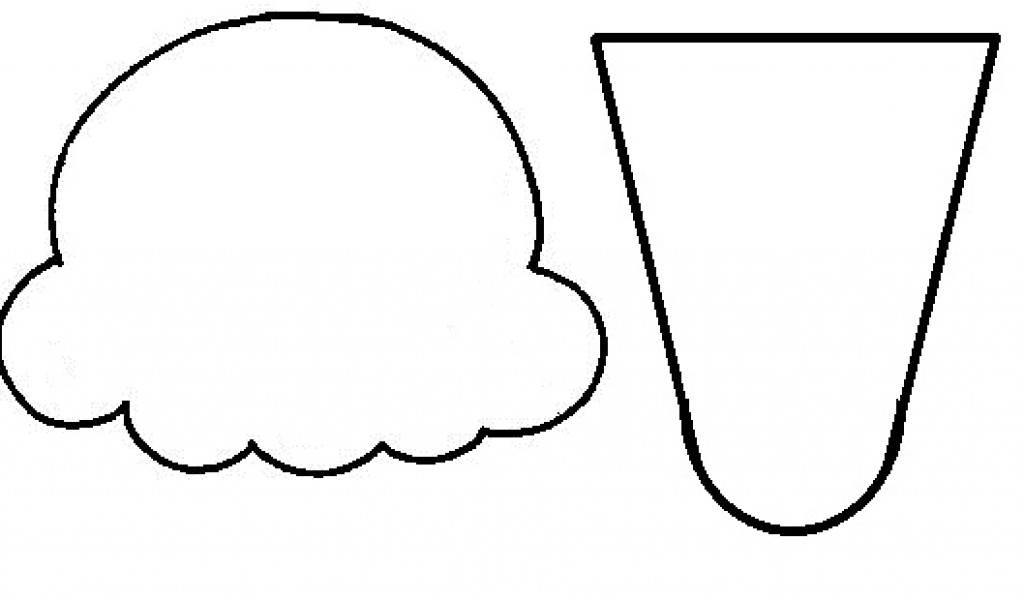 ice cream outline clipart image