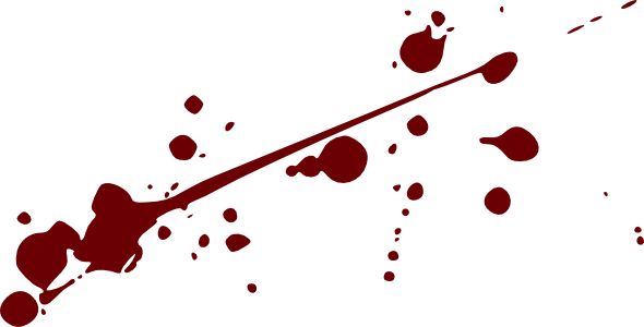 Blood Splatter Clip Art - Tumundografico