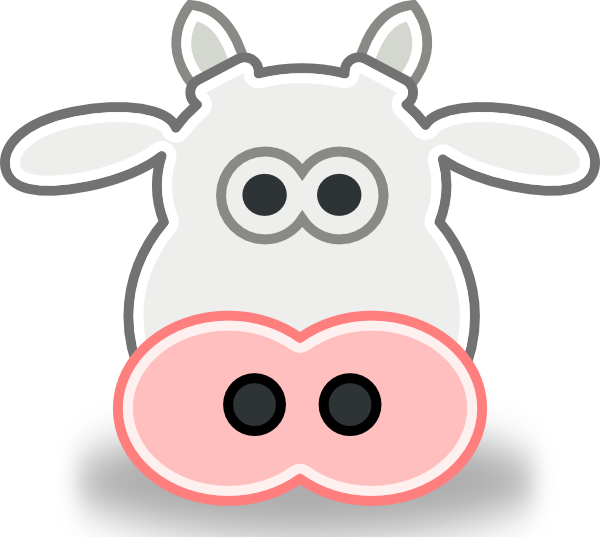 Vehicles For > Cartoon Cow Face