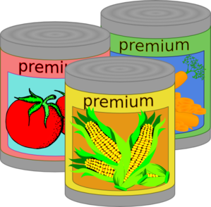 Canned Goods Clip Art - vector clip art online ...