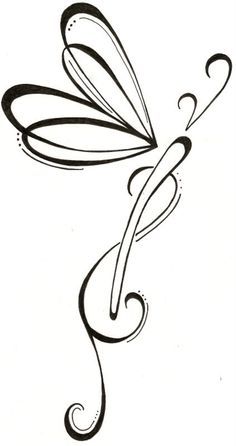 Simple butterfly tattoo, Design and Get a tattoo