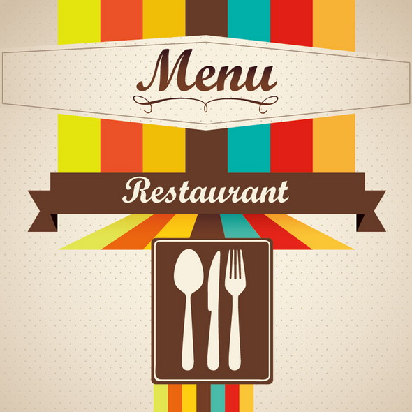 menu restaurant clipart