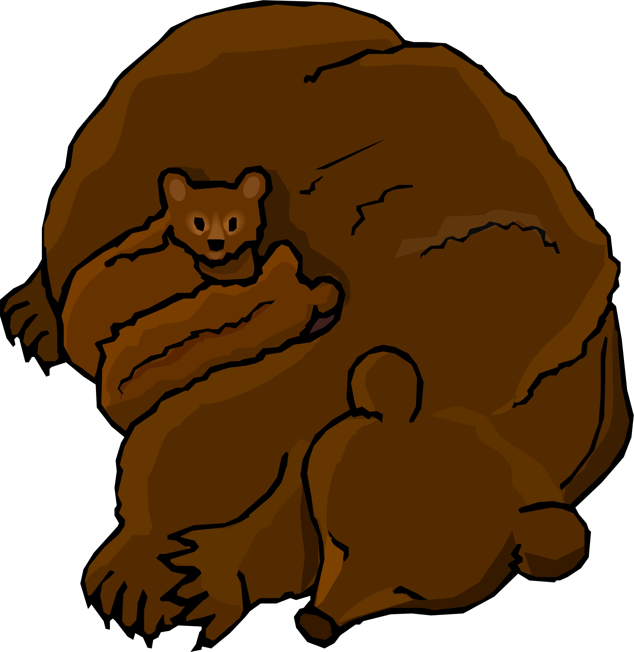 Cartoon Bear Cub | Free Download Clip Art | Free Clip Art | on ...