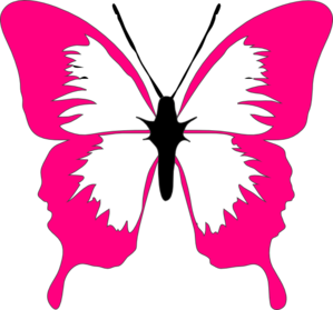 Colorful butterfly designs clipart