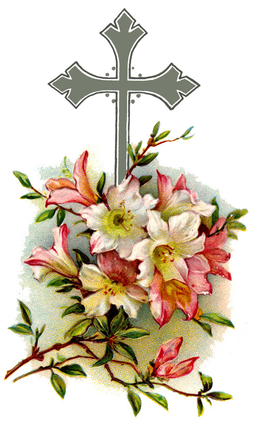 Christian Flowers Clipart
