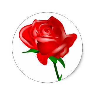 Red Lotus Flower Stickers | Zazzle