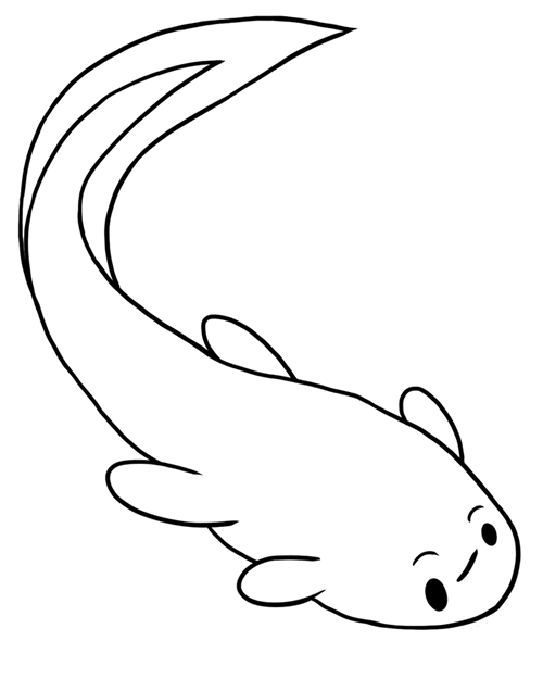 Tadpole Clipart Black And White - ClipArt Best