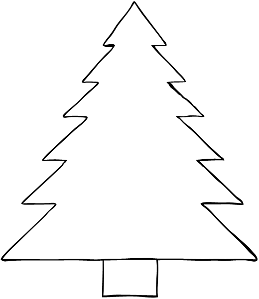Printable Tree Template - AZ Coloring Pages