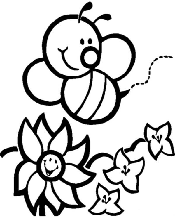 Bumble Bee Coloring Page #319