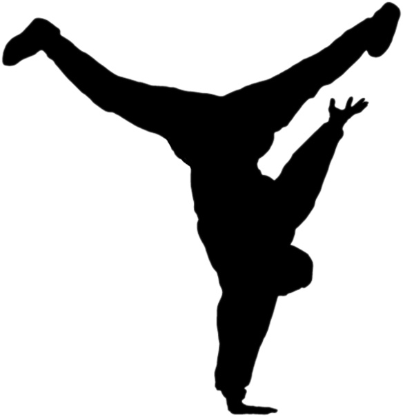 Contemporary Dancer Silhouette - Free Clipart Images