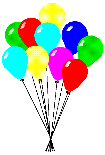 Welcome Balloons Clipart