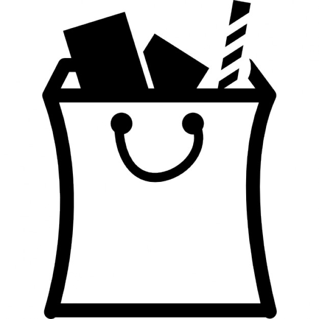 Full items inside a shopping bag Icons | Free Download