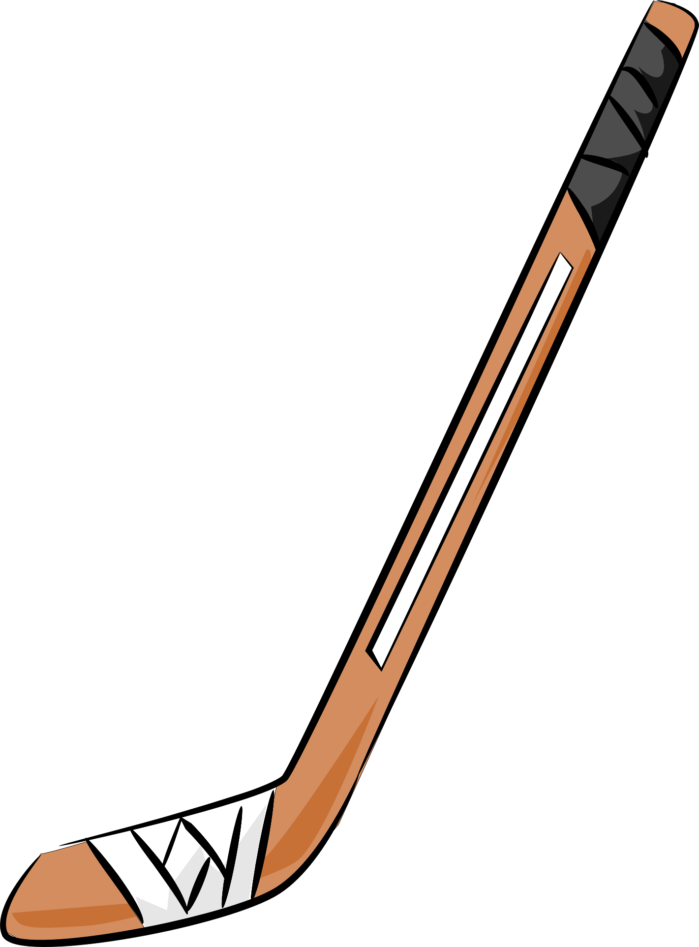Hockey stick clipart