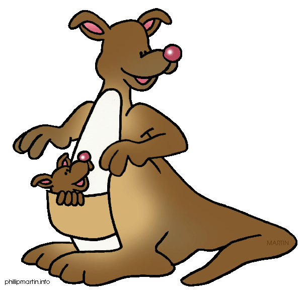 Kangaroo clipart australia