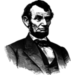 Abraham Lincoln caricature | Public domain vectors