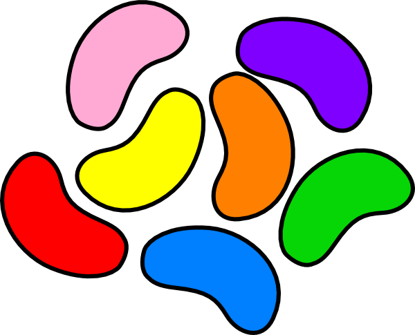 Jelly beans clip art