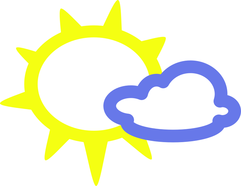 Weather Symbols Icons Clip Art