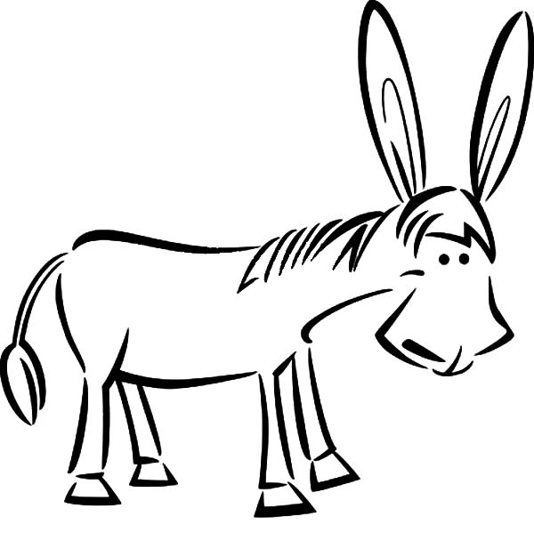 How to Draw Mexican Donkey Coloring Pages | Color Luna