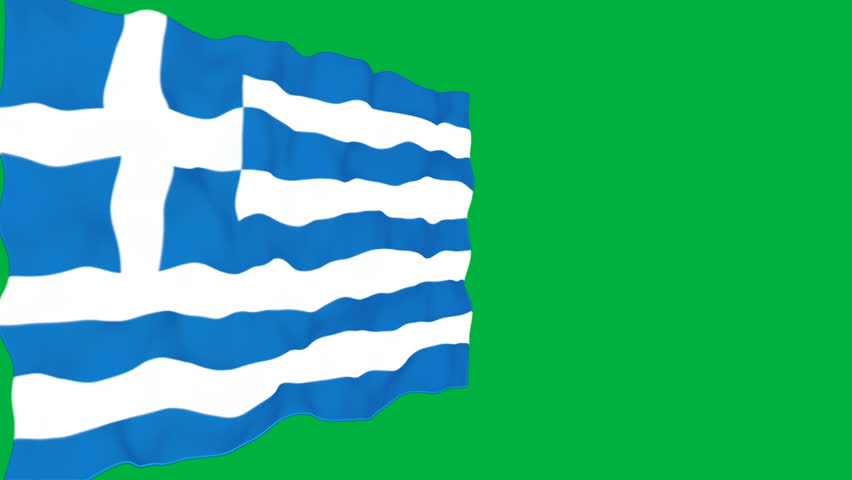 Waving Greece Flag Stock Footage Video - Shutterstock