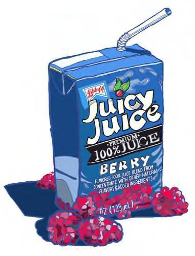 Juice Box Clip Art Isolated Juice Carton Boxes
