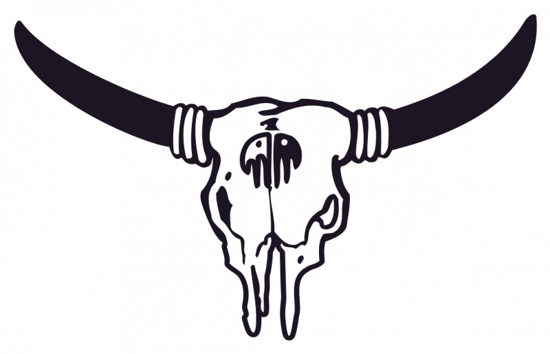 Bull skull clipart