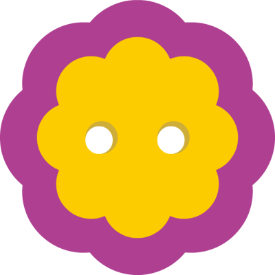 Yellow button clip art