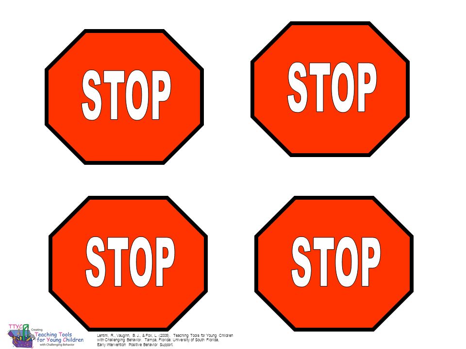 Small Stop Sign Tips Use Stop Signs As A Visual Cue To Indicate 